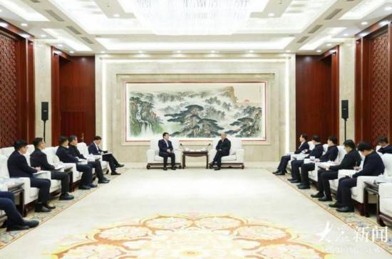 林武会见中国大唐集团客人