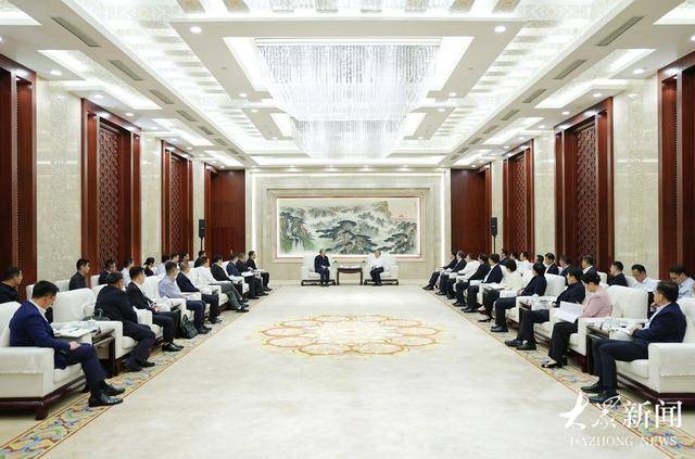 林武会见中国中化客人