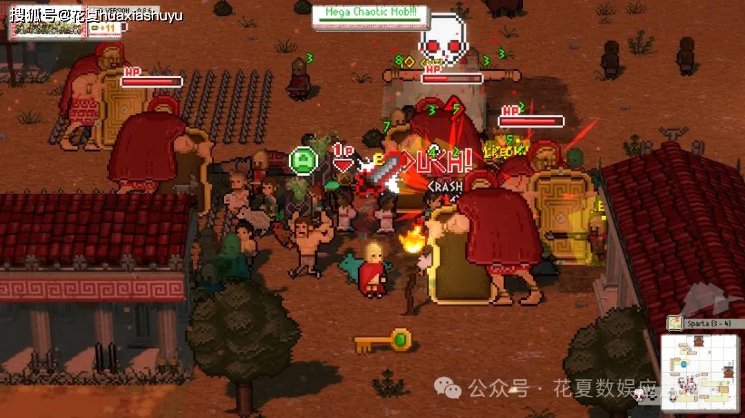 苹果IOS游戏下载「暴走的哲学家-Okhlos: Sigma」-Steam特别好评移植，一款2D像素模型却以3D风格带感游戏