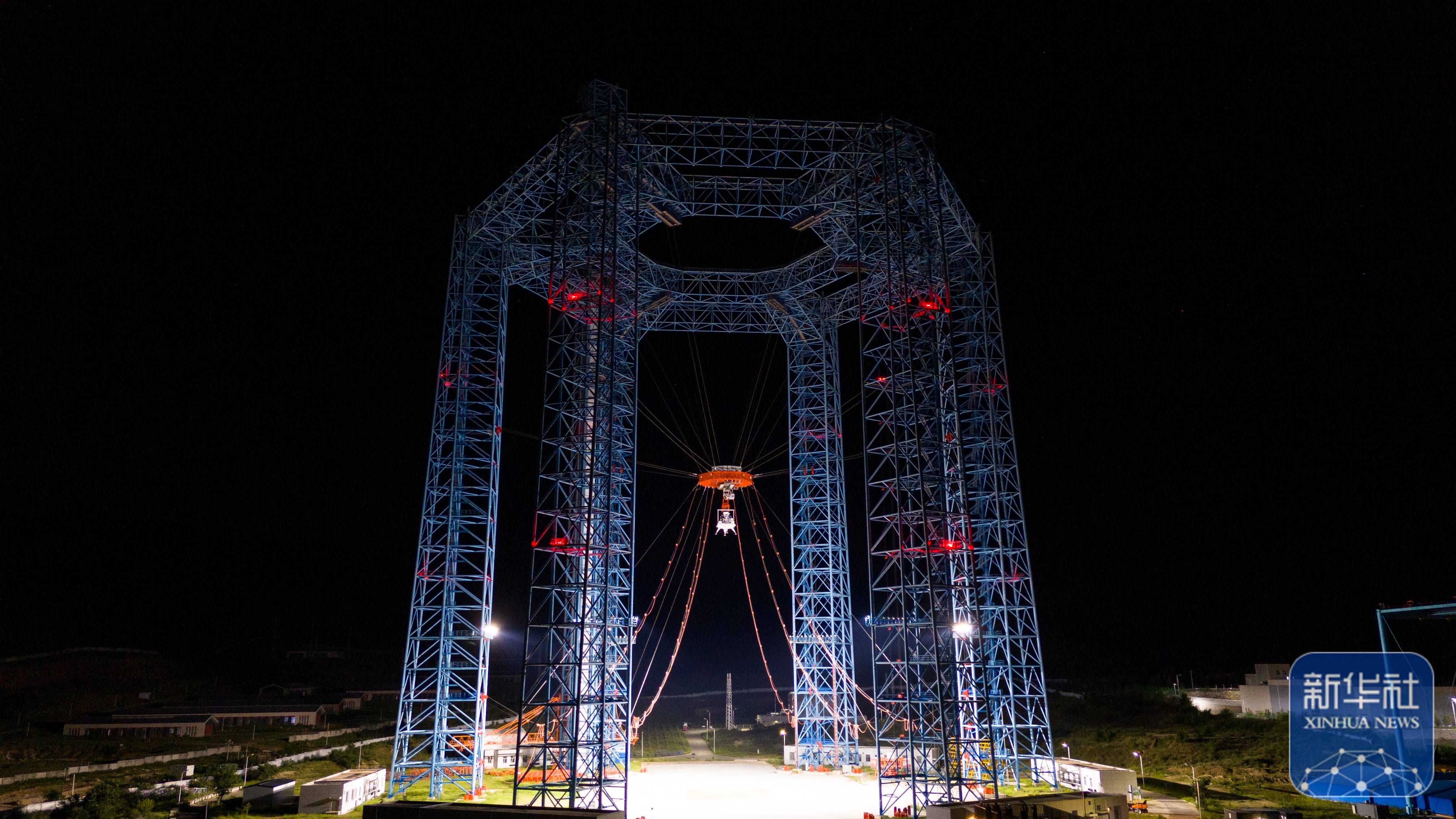 我国首次完成载人月球探测任务揽月月面着陆器着陆起飞综合验证试验
