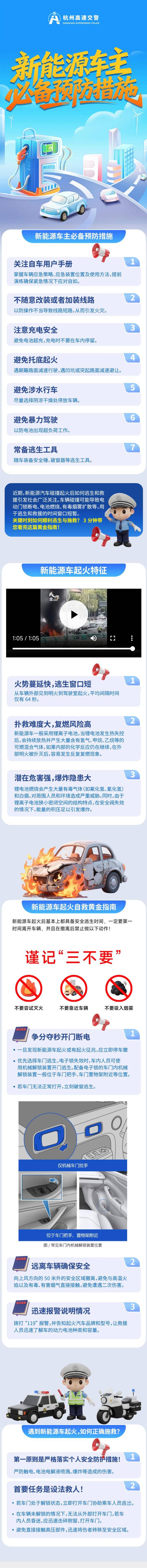 新能源汽车高速“趴窝”，男子蛮力推行2公里，交警发布新能源车防范提醒