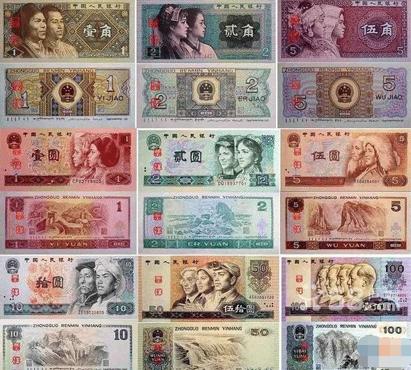 中国有几种货币(中国有几种货币种类)