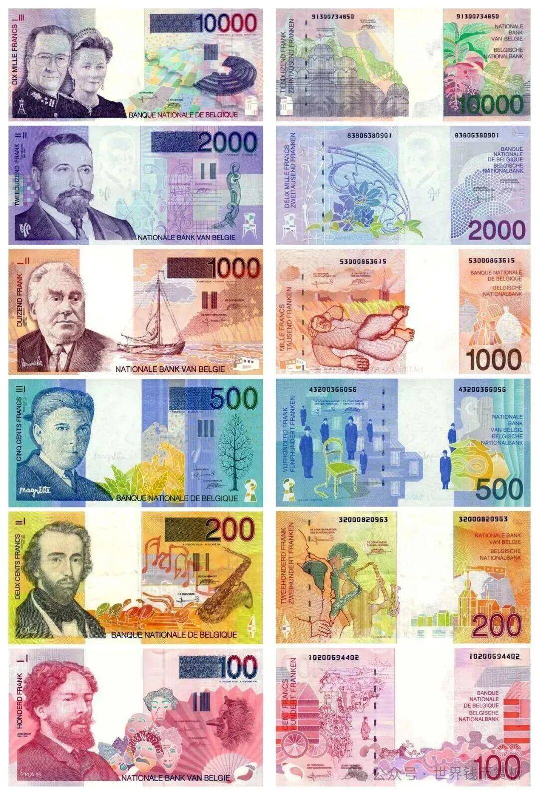 各国货币图片(全球各国纸币一览表)